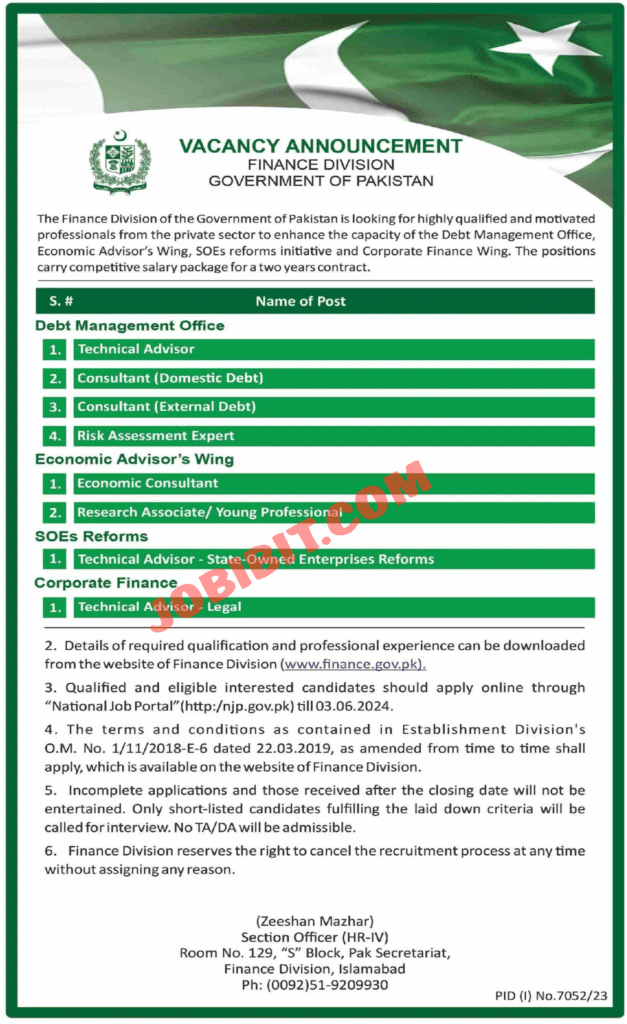 Jobs For 2024 Ministry of Information Technology For Pakistanis